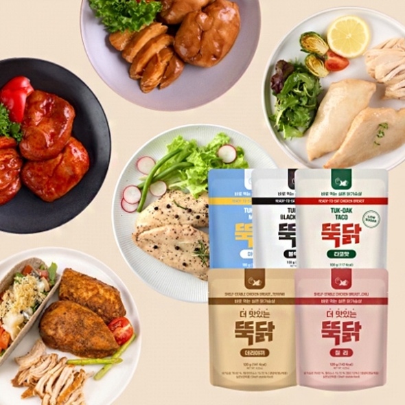 [똑똑한식단] 바로먹는 뚝닭 실온 닭가슴살 5종 모음 상품전(10선)