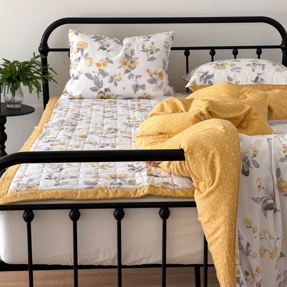 [Guy Laroche] 기라로쉬 그라피 콜라겐 Q 이불베게세트 (노랑)