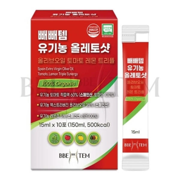[빼빼템] 유기농 올레토샷 15mlx10포 1+1+1(총3통)