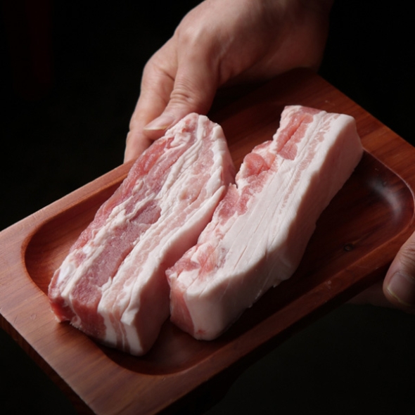 [황금비율] 3cm 버터삼겹살 스테이크 500g [1팩-3팩]