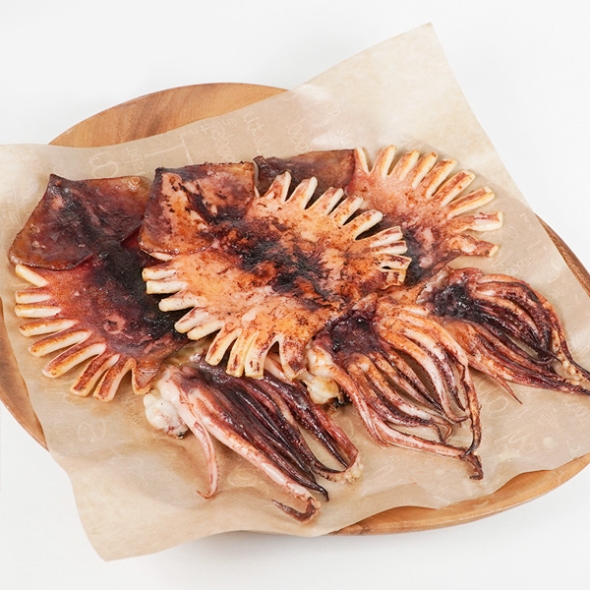 [단짠예찬] 국내가공 원양산 반건조오징어 10마리(마리당120g내외/일반포장)