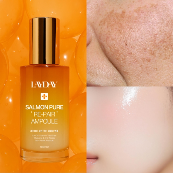 [기미흔적 뿌리까지!][레이데이] PDRN 연어주사 재생앰플 100ml