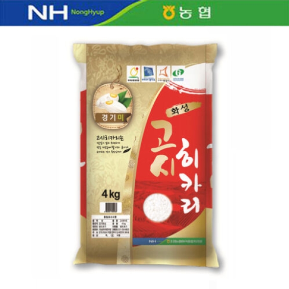 [25년_조암농협] 밥맛이 일품인 고시히카리 4kg [경기미]