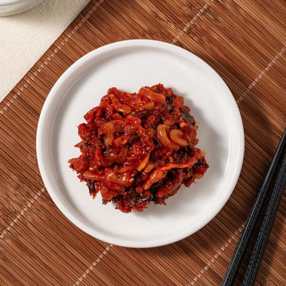 [밥도둑] 양념 비빔 오징어젓갈 350g