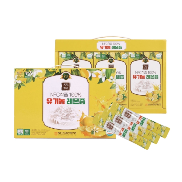 NFC착즙 100% 유기농 레몬즙