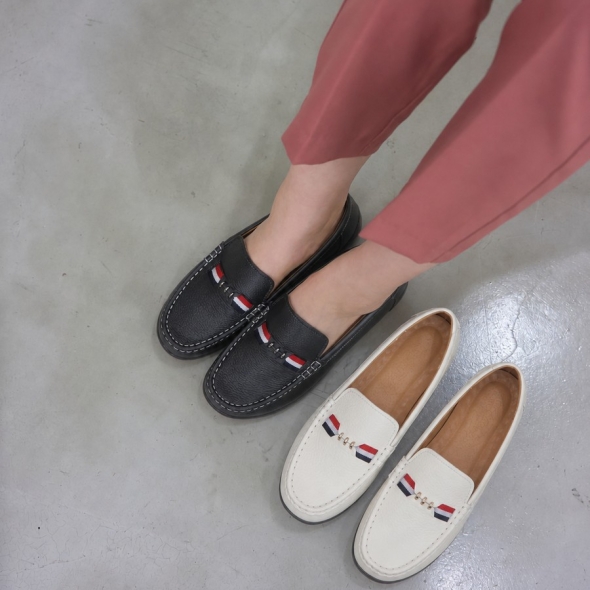[개성시대] 여성 3cm 가죽 로퍼 200g 비즈니스