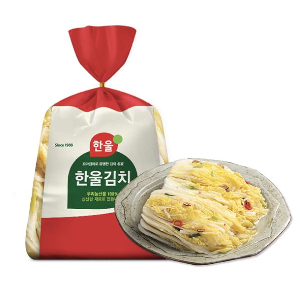 [한울] 갓담근 국내산 백김치 [3kg-5kg]