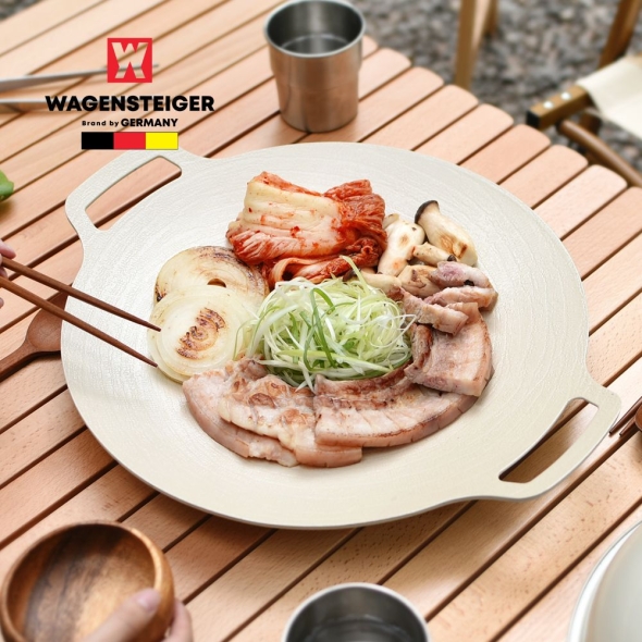 바겐슈타이거 IH 세라믹 그리들 36cm_아이보리