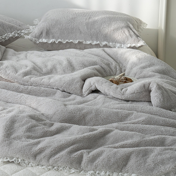 송화 보아 극세사 차렵이불 믿고 쓰는 국내생산 정전기 없는 고급침구