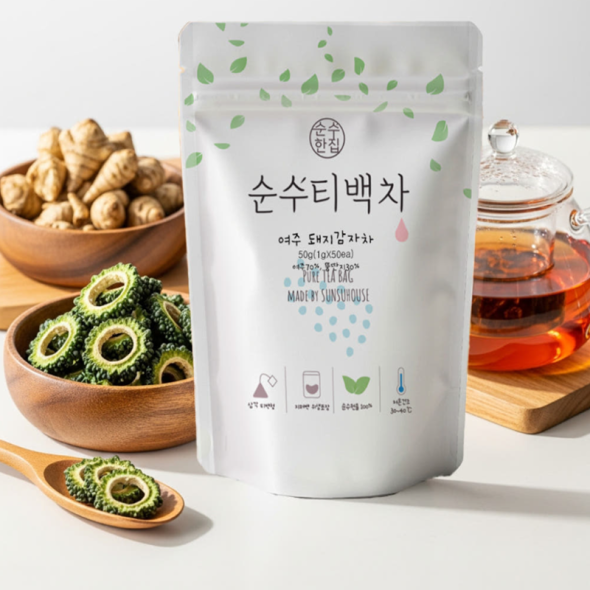 [순수티백]순수한집 여주돼지감자차 티백 1팩 50개입