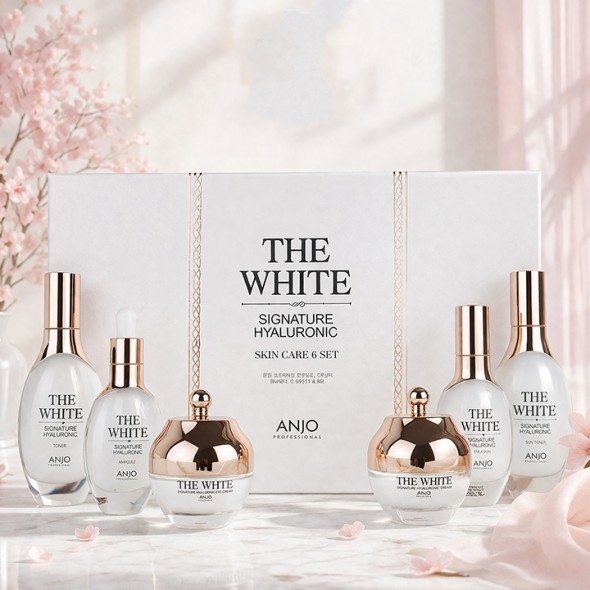 [기미주름 완벽개선] 앙쥬 더 화이트 시그니처 8종세트 (쇼핑백 증정)