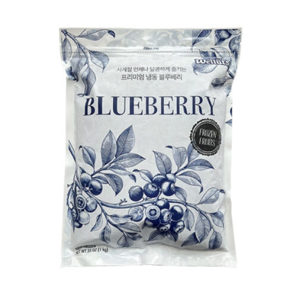 [웰루츠] 프리미엄 블루베리 1kg×2ea [냉동]