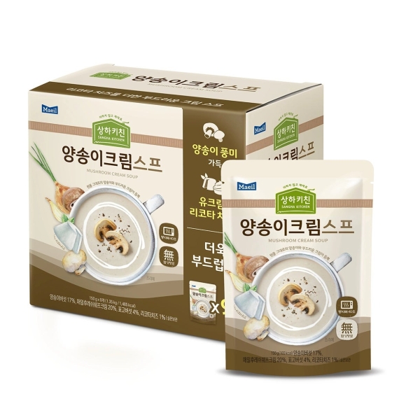 상하키친 양송이 크림 스프 150g x 9개