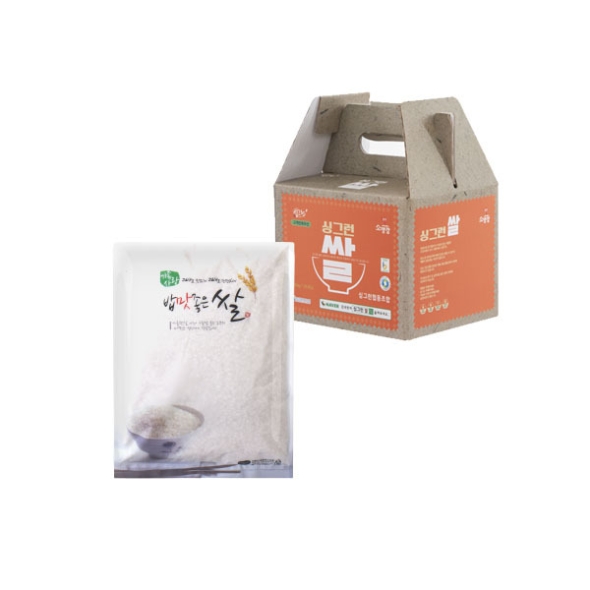 싱그런협동조합 무농약 찹쌀 1kg