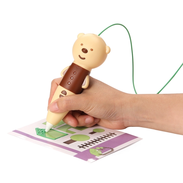 [특별할인] 오르트 곰돌이 3D펜 PCL 필라멘트 저온 어린이 쓰리디펜