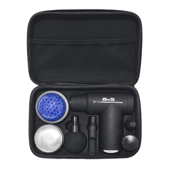 BNS 냉온 마사지건 1세트(본체+헤드6종+케이스)1+1