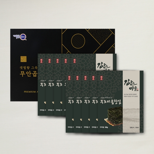 [브라이트데이] 김굽는마을 무조미곱창김 선물세트(20g x 10봉)