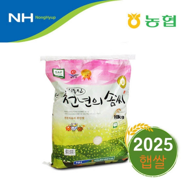 [力] 2025년 햅쌀 / 부안농협 천년의솜씨 신동진쌀 10kg / 당일도정