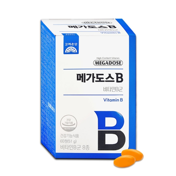 고려은단 메가도스B 60정 x 1개 (2개월분) 비타민B군