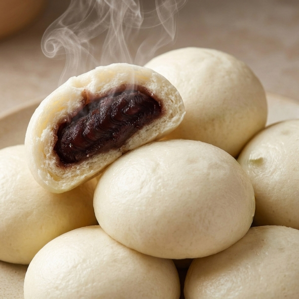 [맛집원정단] 통팥 안흥찐빵 10개입x4봉지/총40개