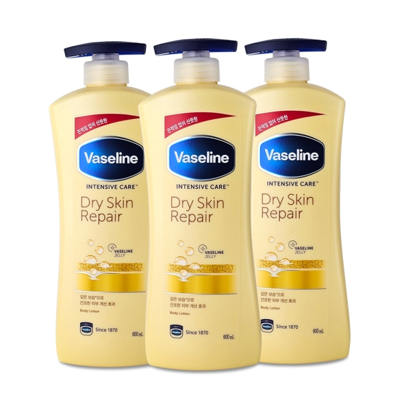 바세린 헬씨 핸드 앤 네일 로션 600ml 3개 손 손톱 보습 영양강화