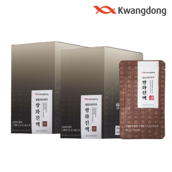 광동 365케어 쌍화진액 파우치 10포 x 2박스