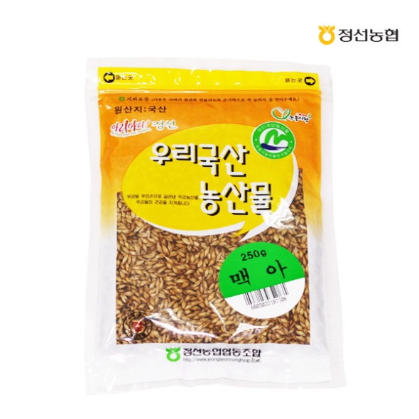[정선농협] 오일장 약선재료 맥아 1봉/2봉/3봉/5봉 (봉당250g)