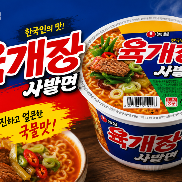 [육개장] 육개장 사발면 24개입/컵라면