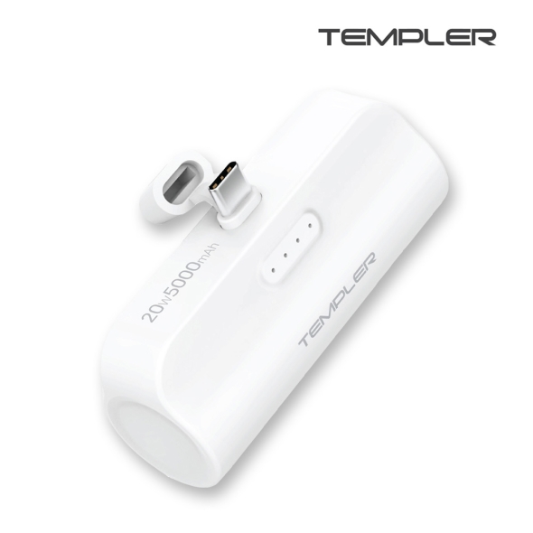 [템플러] 1+1(배터리2개) 20W PD 도킹형 보조배터리 TEM-B20W-D5K