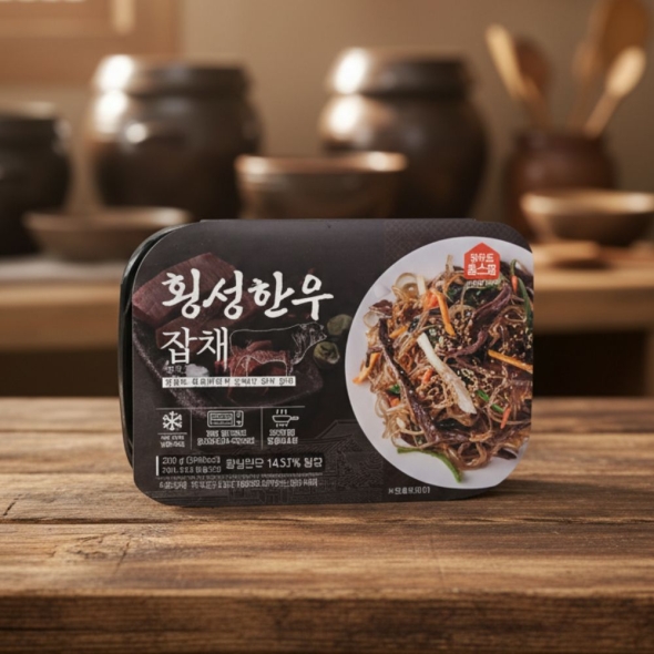 강원도 홈스랑  특별한 한끼 맛있는 잡채 200g  2종 밀키트 전자렌지용 간편식