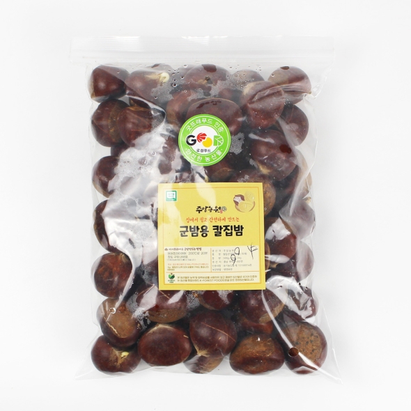26년산 부여농부의 유기농 칼집 대보밤 1kg (대 / 중) 에어프라이어 군밤용 캠핑용밤 유기농밤 산밤 약밤 부여알밤 부여밤
