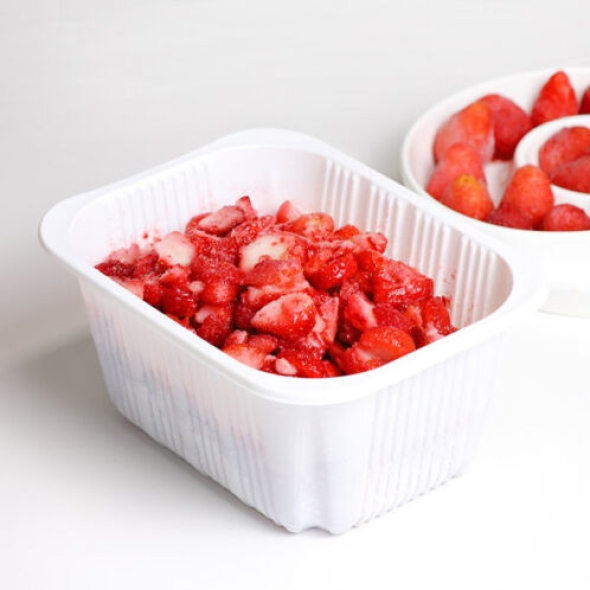 [웰루츠] 국산 가당딸기 슬라이스 1kg×2ea [냉동]