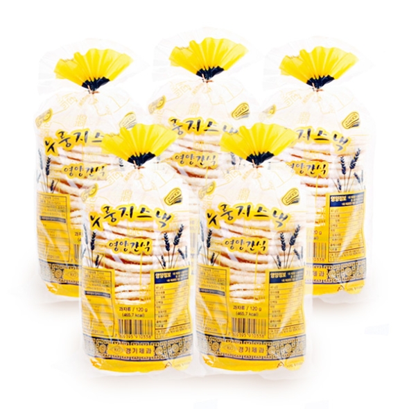 [전통과자] 고소한 누룽지 뻥튀기 120gx3봉/5봉