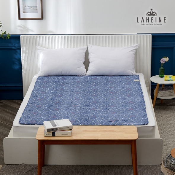 [신한카드 할인][라헨느] 블루오션 탄소열선 카본매트 워셔블 양면 전기요 더블/캠핑/가정용 HL-CP2002