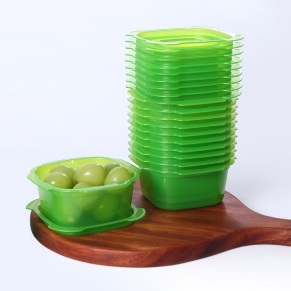 락스타 미라클존 전자렌지 진공 밀폐용기 반찬통 냉동밥보관 290ml 8개