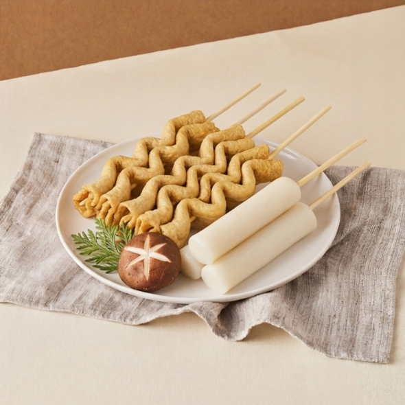 효성어묵 부산 전통 꼬치는 물떡 꼬치어묵 꼬지 어묵