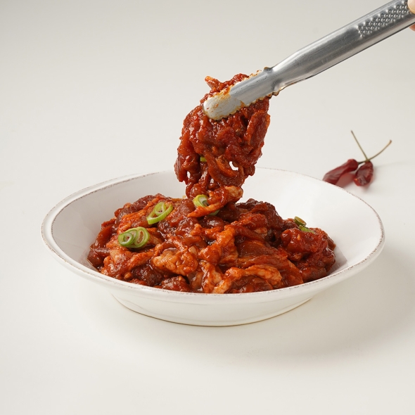 [골목식당 맛집] 포방터 오리 주물럭 밀키트 매콤 캠핑 요리 500g x 3팩 (6인)