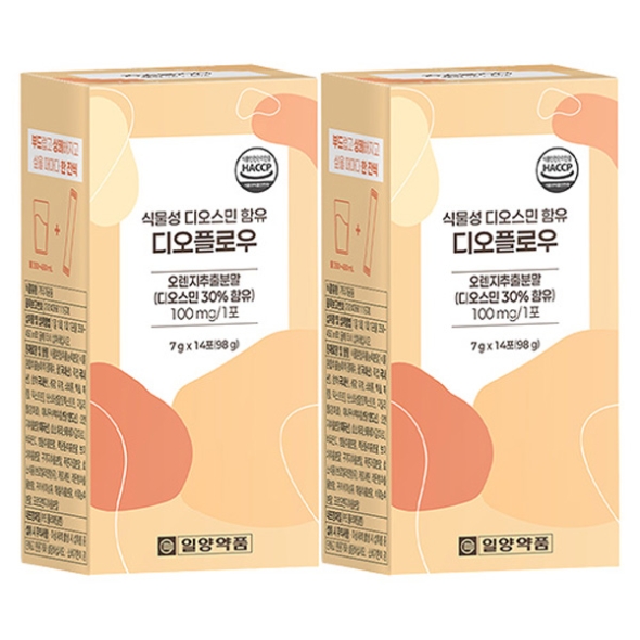 [일양약품] 식물성 디오스민 디오플로우 7g x 14포