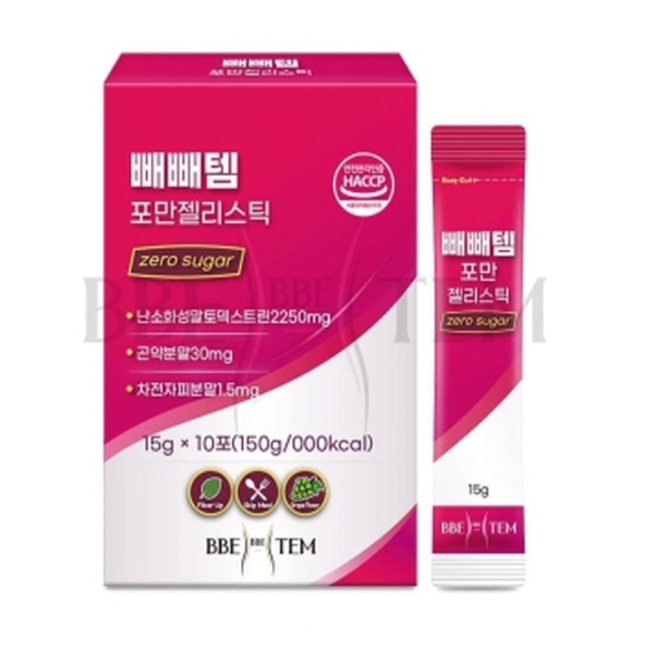 [빼빼템] 포만 젤리스틱 15gx10포 1+1+1(총3통)