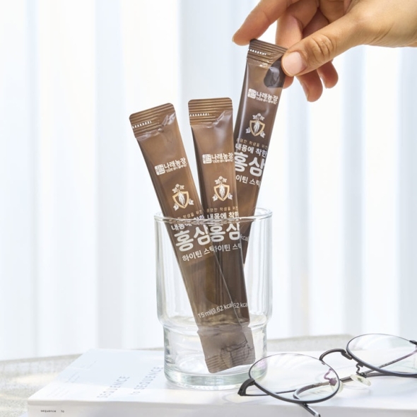 나래식품농장 내몸에 착한 하이틴 어린이 청소년 홍삼 홍삼액 스틱 60포 x 1박스