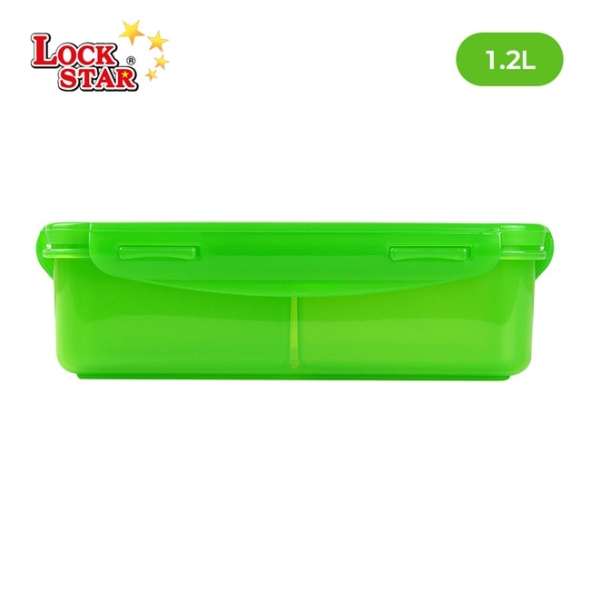락스타 미라클 진공 밀폐용기 칸칸이 1.2L 전자레인지 신선야채 반찬 식품 보관용기