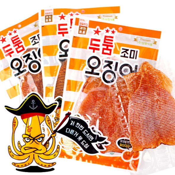 [삼호식품] 귀한몸통 두툼 조미오징어  3봉/5봉/10봉/15봉