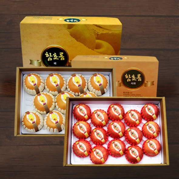 [과일예찬] 프리미엄 사과/배 묶음세트1호/2호/3호(사과5kg+배7.5kg/12.5kg)