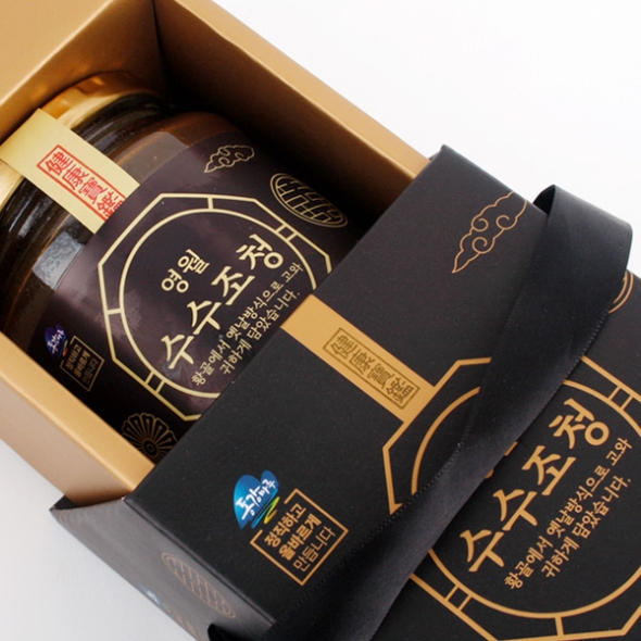 [영월농협] 동강마루 용꿈황골엿 프리미엄 수수조청 500g(병)