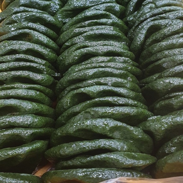 28년전통 맛집 수제 생쑥100% 진도 해풍 쑥 개떡 1kg(15-17개)