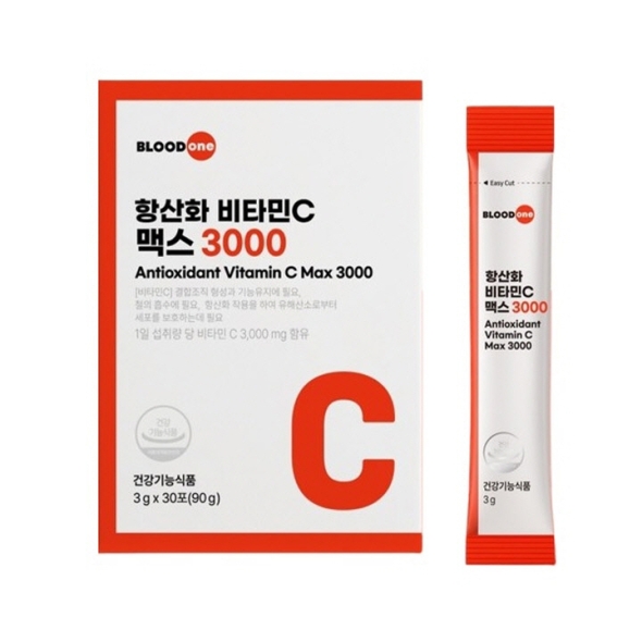 [블러드원] 항산화 비타민C (3g*30포)x2개 총 60포