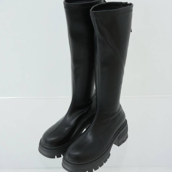 [개성시대] 여성 6cm 블랙 베이직 롱부츠 데일리