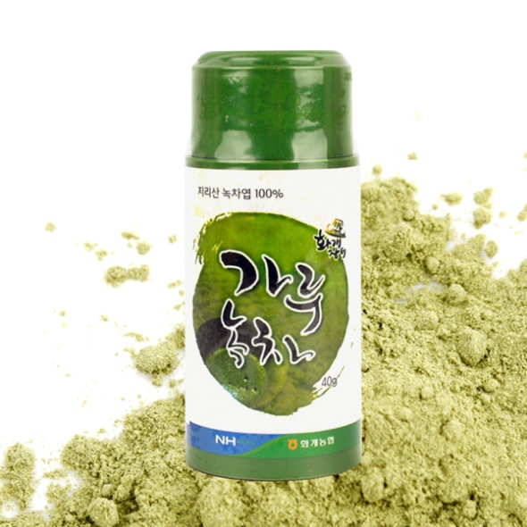  [화개농협] 화개장터 녹차가루 1통/2통/3통 (통당40g)