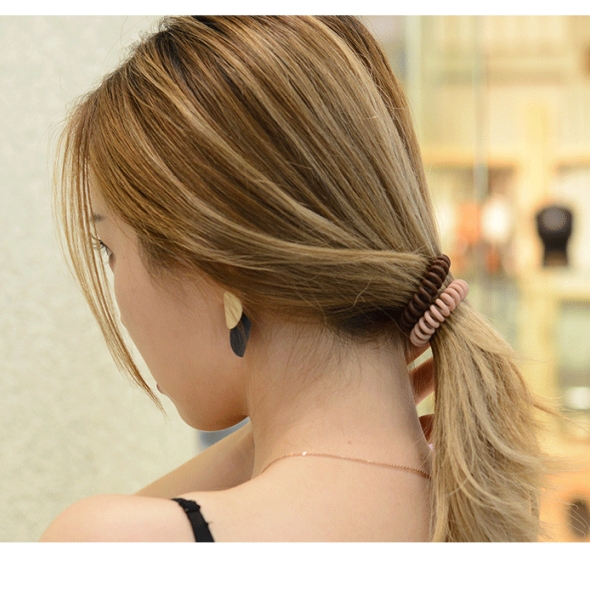 [신한카드 할인] 지알비 매트 컬러 전화선 스프링 머리끈 10개입