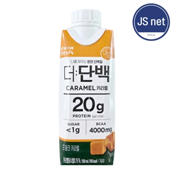 빙그레 더단백 드링크 카라멜 250ml 18개입